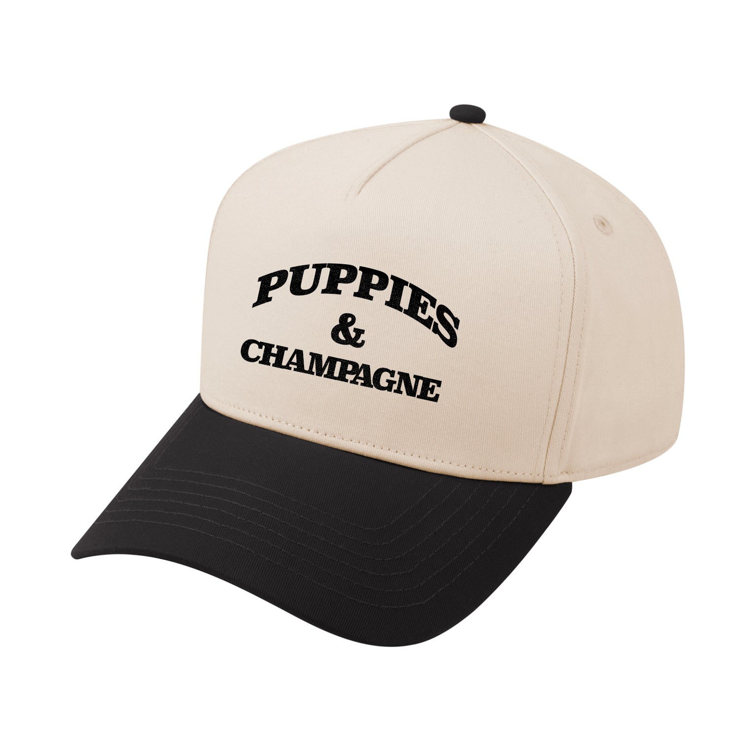 Puppies & Champagne Baseball Cap